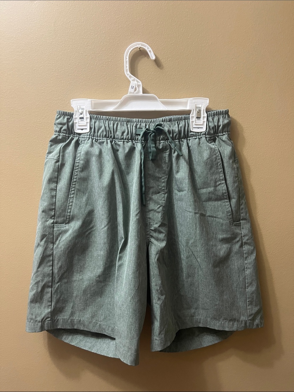 Eddie Bauer Men's Drawstring Hybrid Shorts in Sage